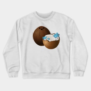 Coconut Birds Crewneck Sweatshirt